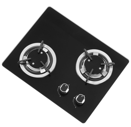 Газовая варочная панель GR-B003, двухконфорочная, 380х300 мм